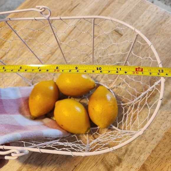 Farmhouse chicken wire basket - Picture 9 of 12